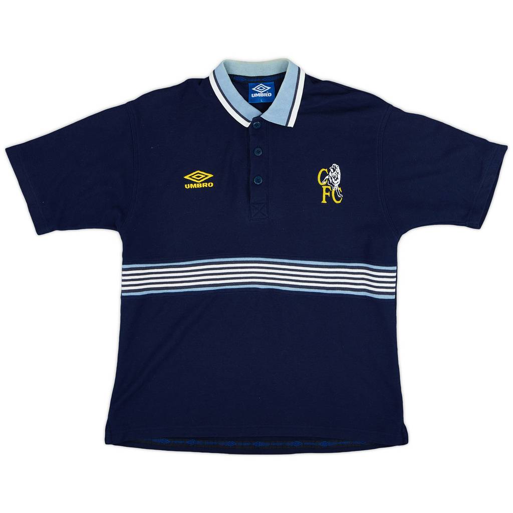 1996-98 Chelsea Umbro Polo Shirt - 8/10 - (L)