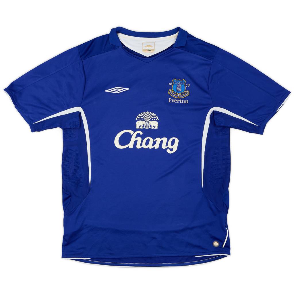 2005-06 Everton Home Shirt - 7/10 - (L)