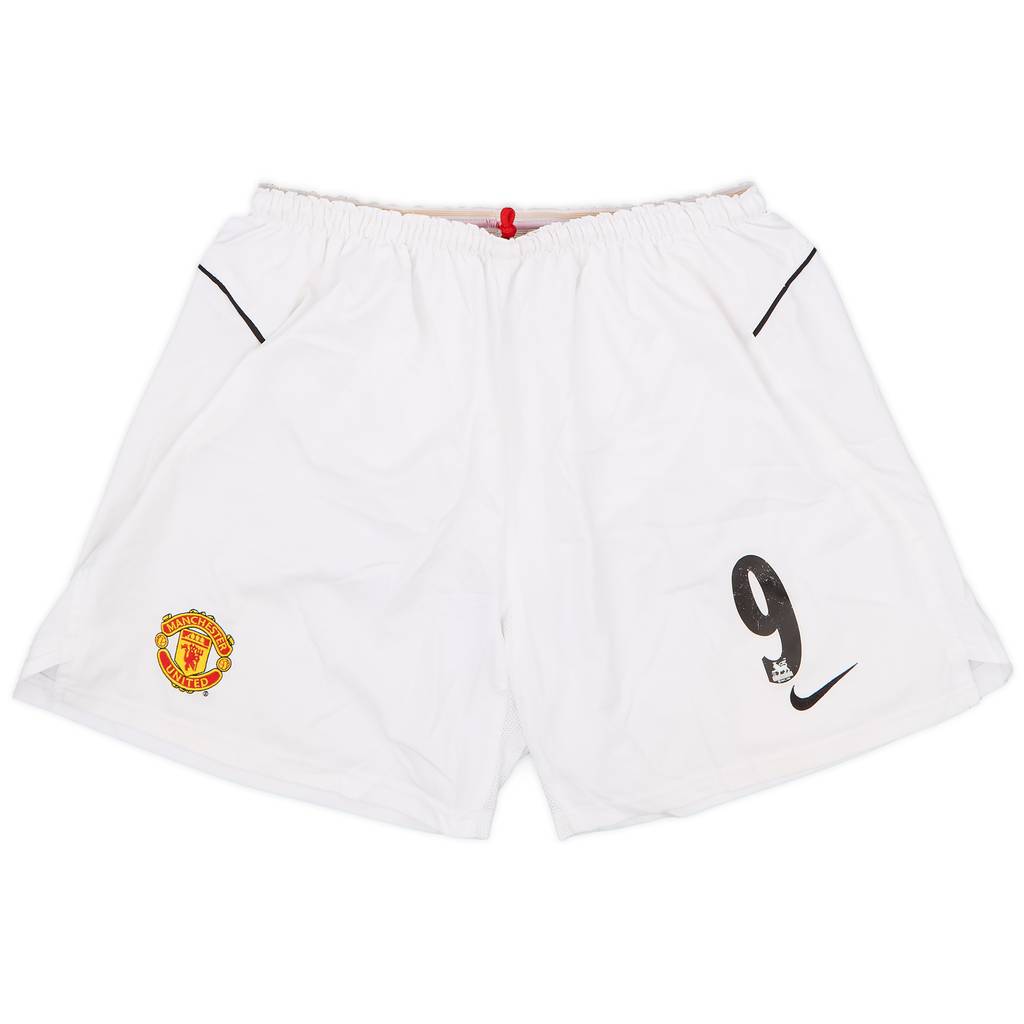 2004-06 Manchester United Home Shorts #9 (Saha) - 6/10 - (L)