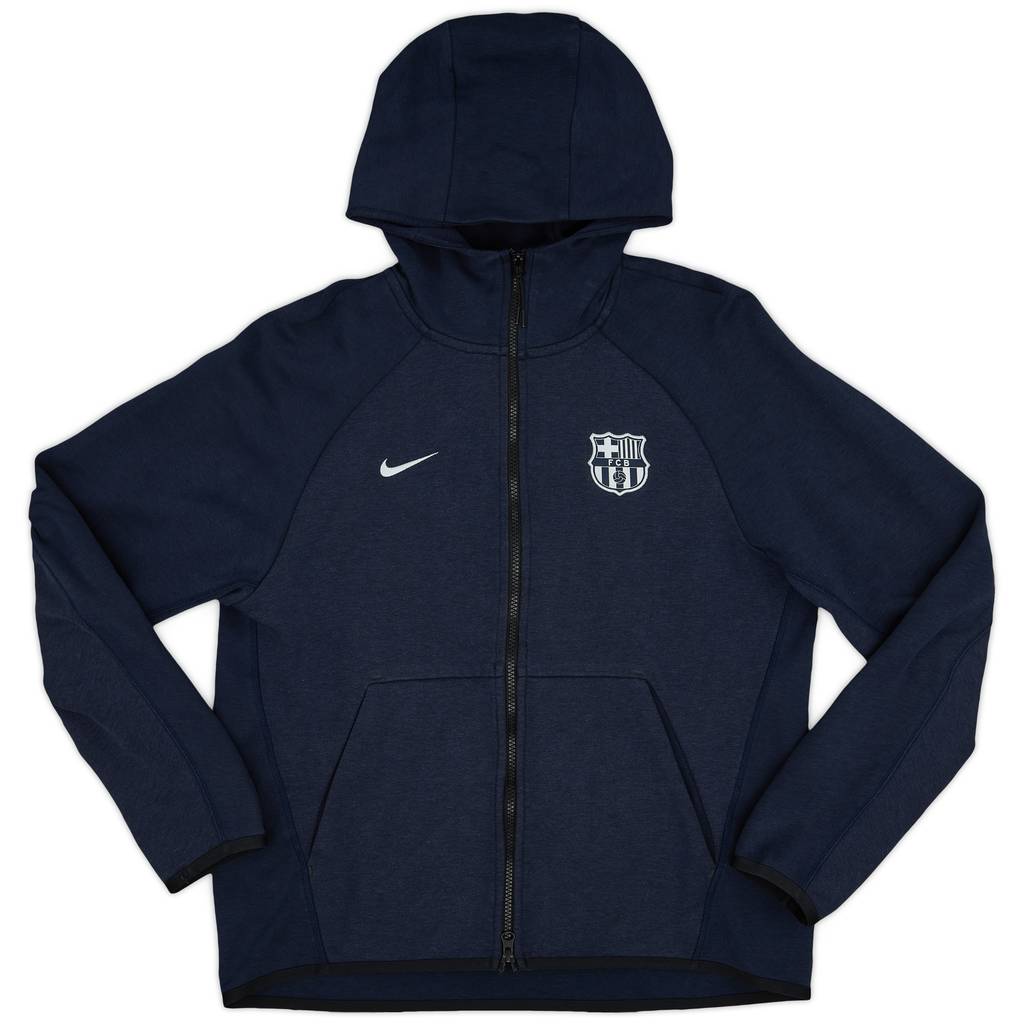 2018-19 Barcelona Nike Hooded Track Jacket - 10/10 - (M)