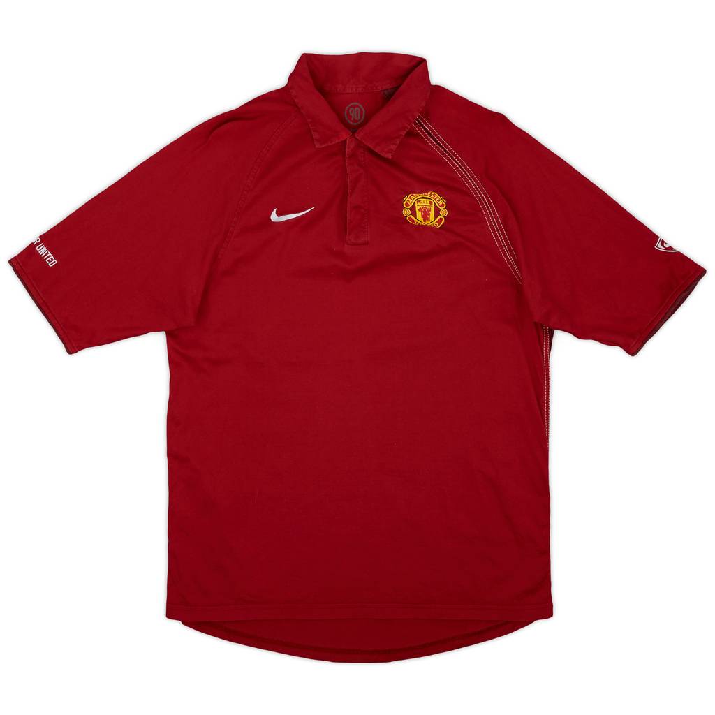 2008-09 Manchester United Nike Polo Shirt - 6/10 - (M)