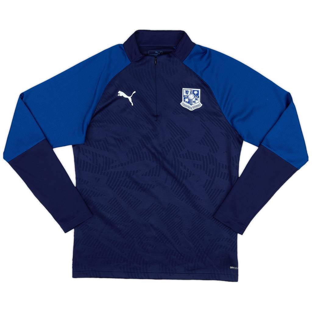 2019-20 Tranmere Rovers Puma 1/4 Zip Drill Top - 8/10 - (S)