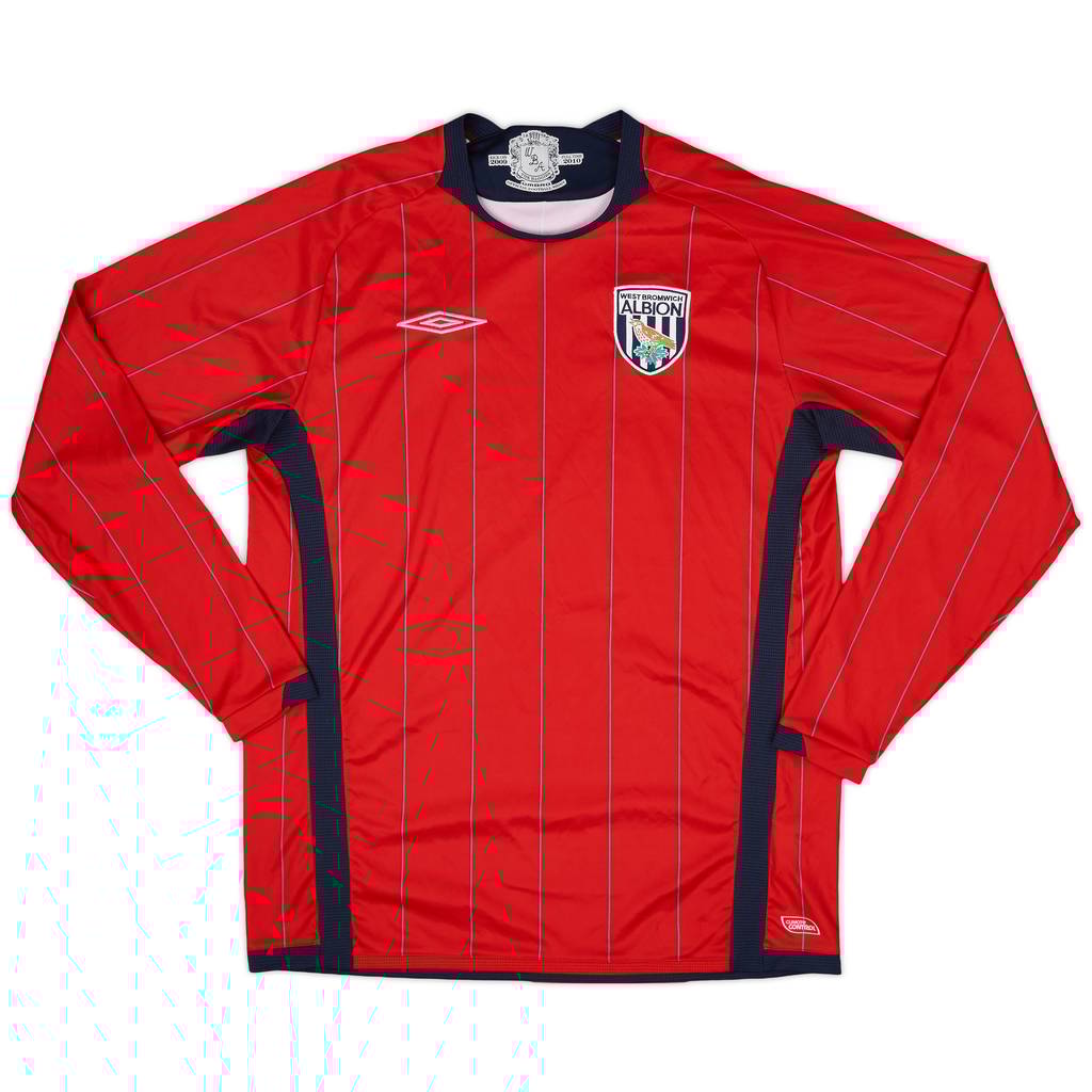 2009-10 West Brom Away L/S Shirt - 9/10 - (S)