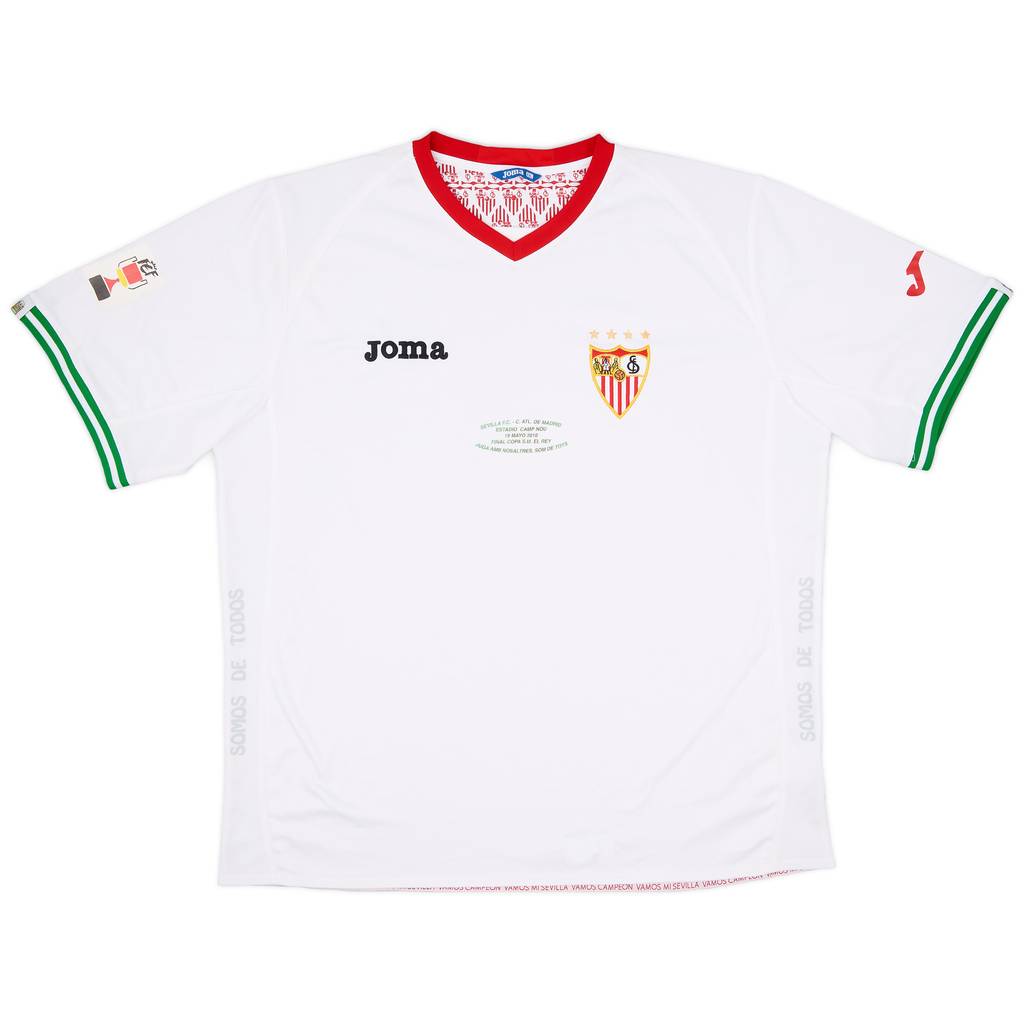 2009-10 Sevilla Copa Del Rey Home Shirt - 7/10 - (XXL)