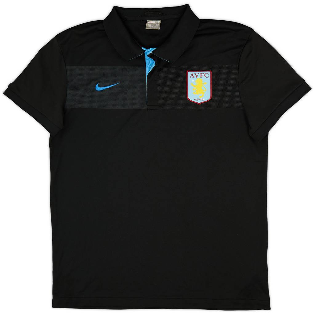 2009-10 Aston Villa Nike Polo Shirt - 9/10 - (XL)