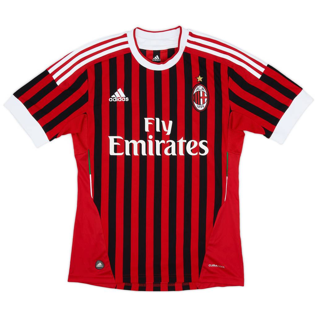 2011-12 AC Milan Home Shirt - 7/10 - (S)