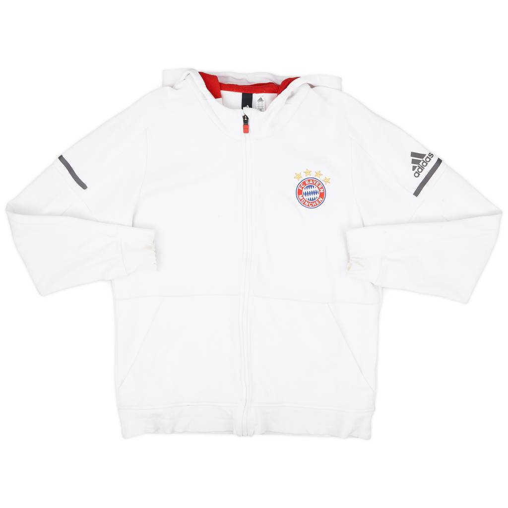 2017-18 Bayern Munich adidas Hooded Track Jacket - 5/10 - (L)