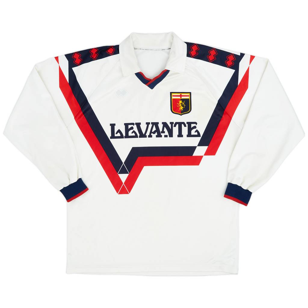 1988-89 Genoa Away L/S Shirt - 6/10 - (XL)