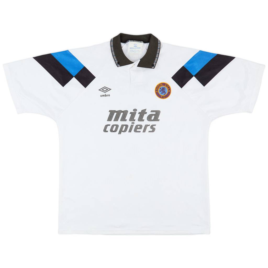 1990-92 Aston Villa Away Shirt - 8/10 - (XL)