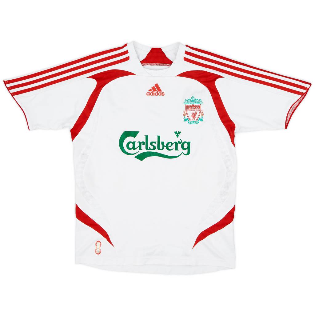 2007-08 Liverpool Away Shirt - 6/10 - (L.Boys)
