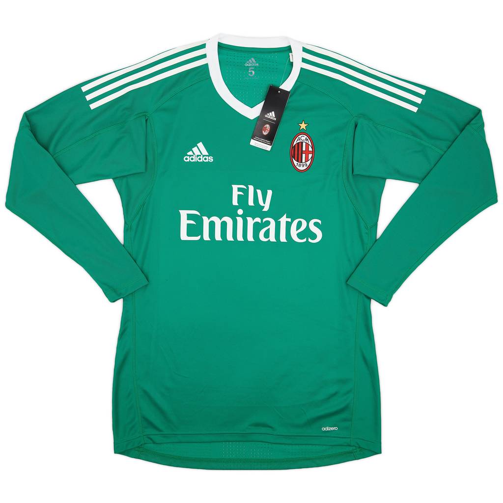 2017-18 AC Milan Player Issue GK Shirt (S/M)