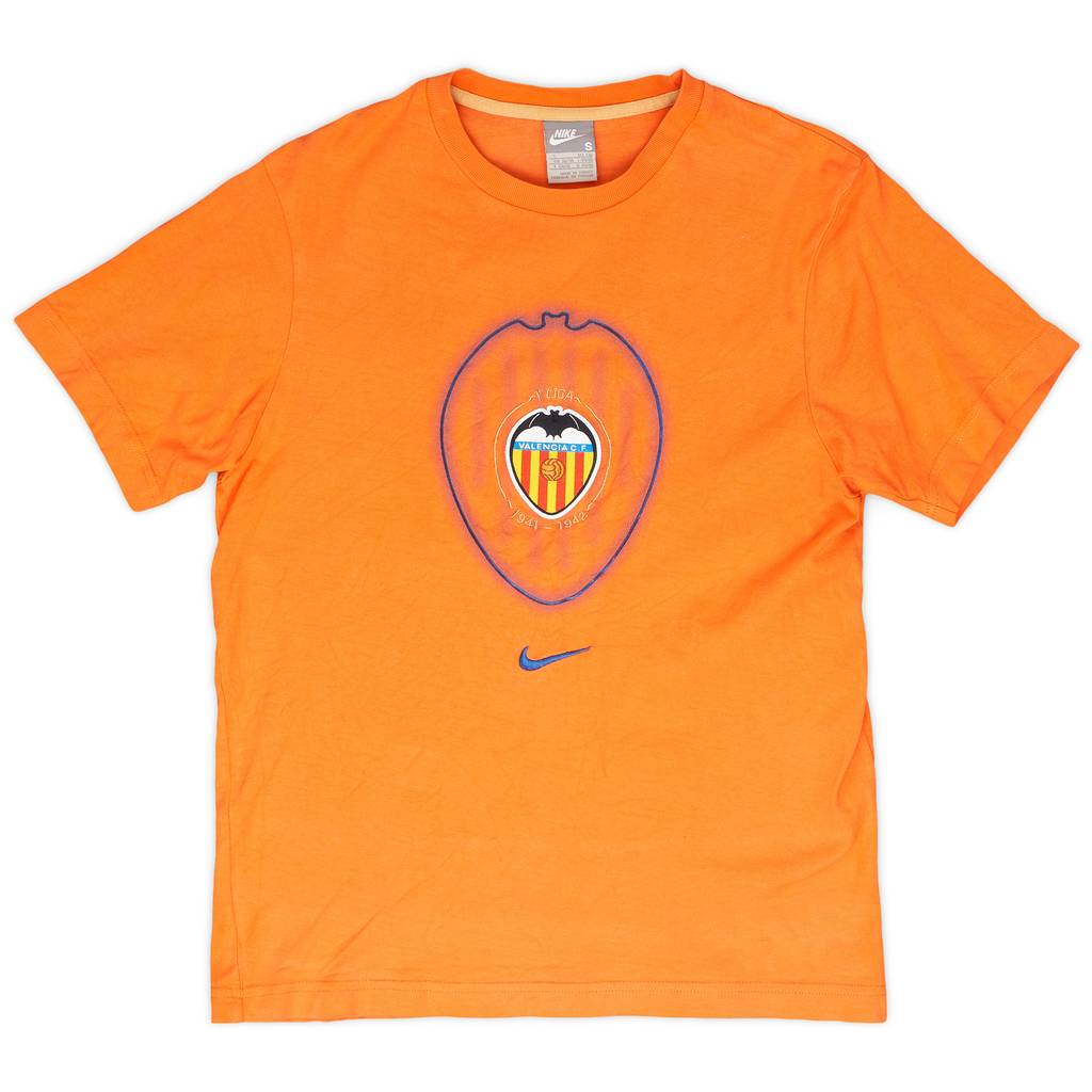 2007-08 Valencia Nike Cotton Tee - 9/10 - (S)