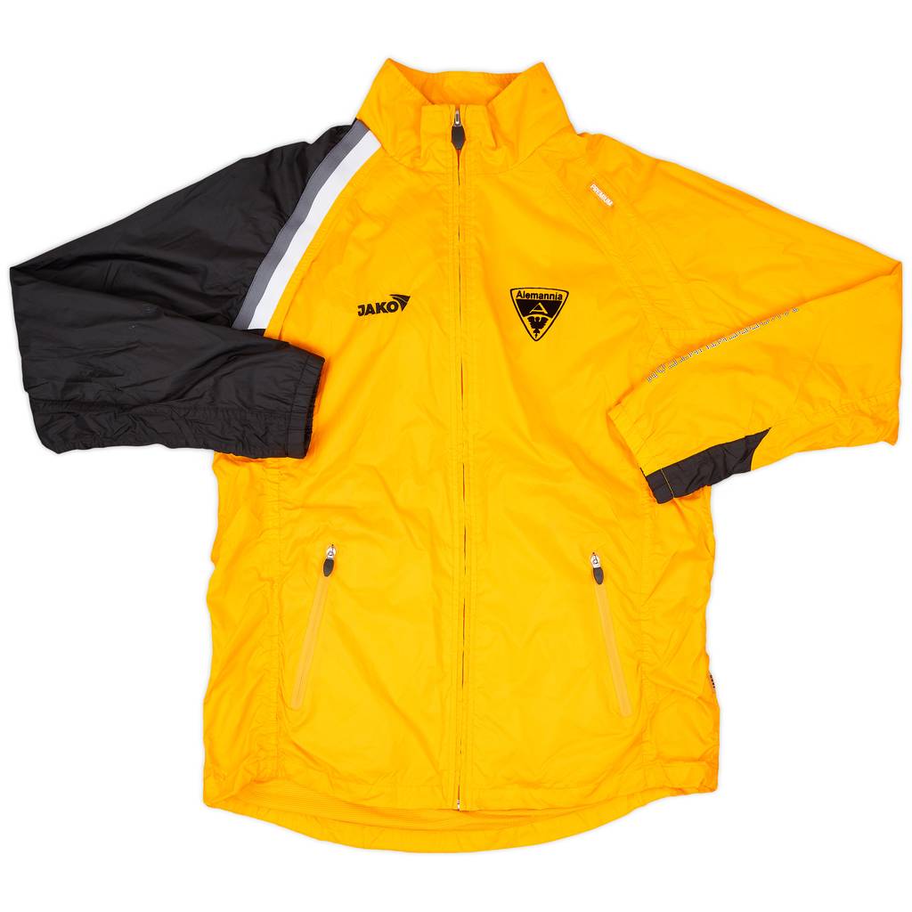 2004-05 Alemannia Aachen Jako Hooded Rain Jacket - 7/10 - (XXL)