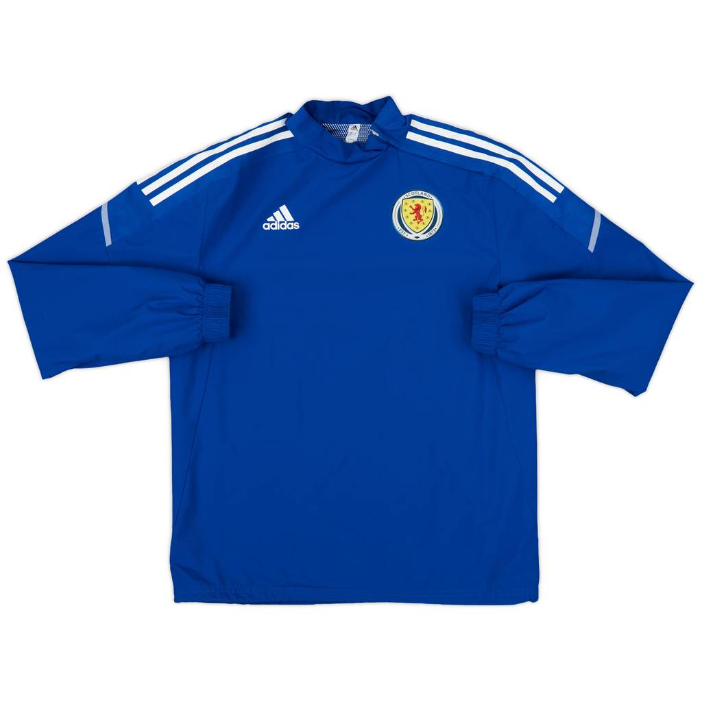 2021-22 Scotland adidas 1/4 Zip Drill Top - 9/10 - (S)