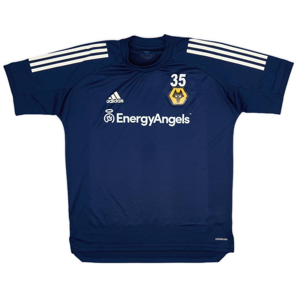 2020-21 Wolves Player Issue adidas Training Shirt #35 - 9/10 - (M)