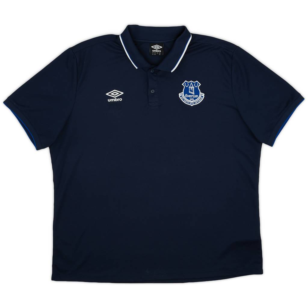 2018-19 Everton Umbro Polo Shirt - 9/10 - (3XL)