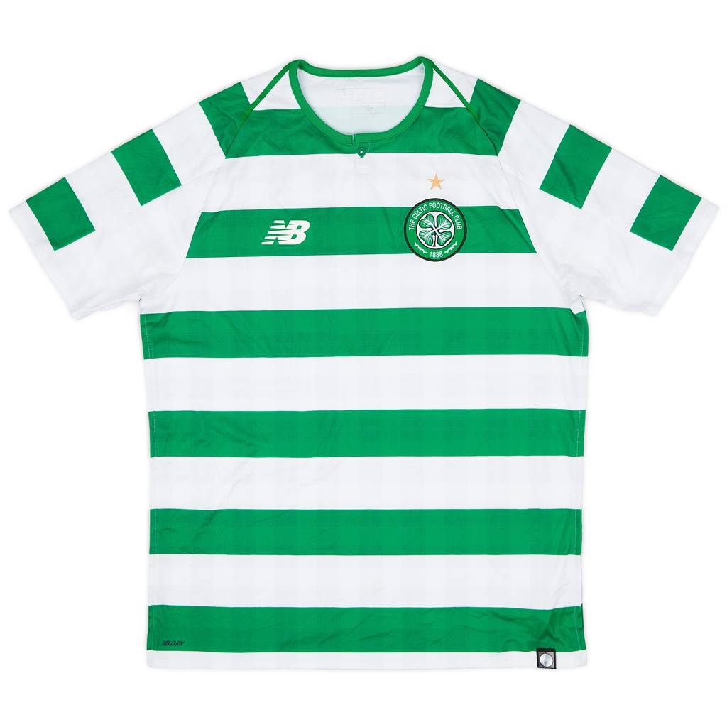 2018-19 Celtic Home Shirt - 8/10 - (M)