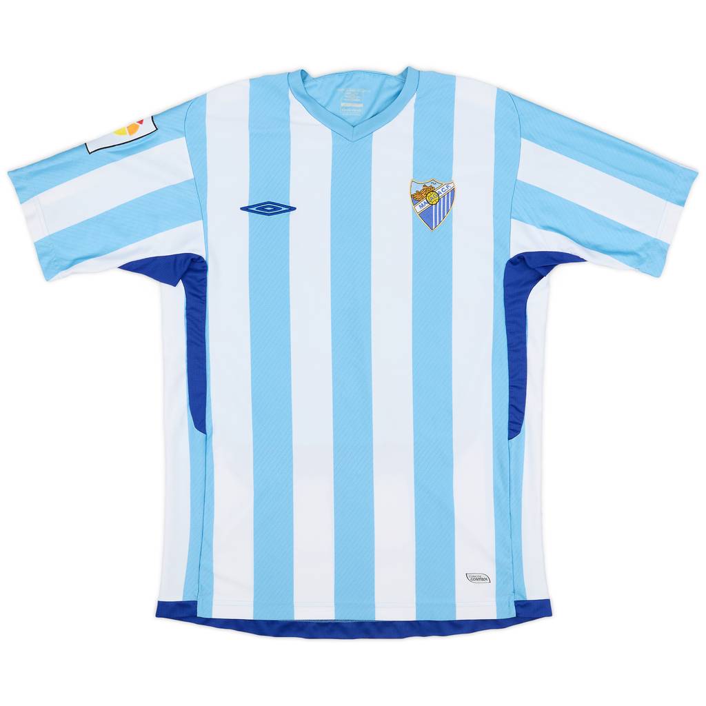 2009-10 Malaga Home Shirt - 8/10 - (L)