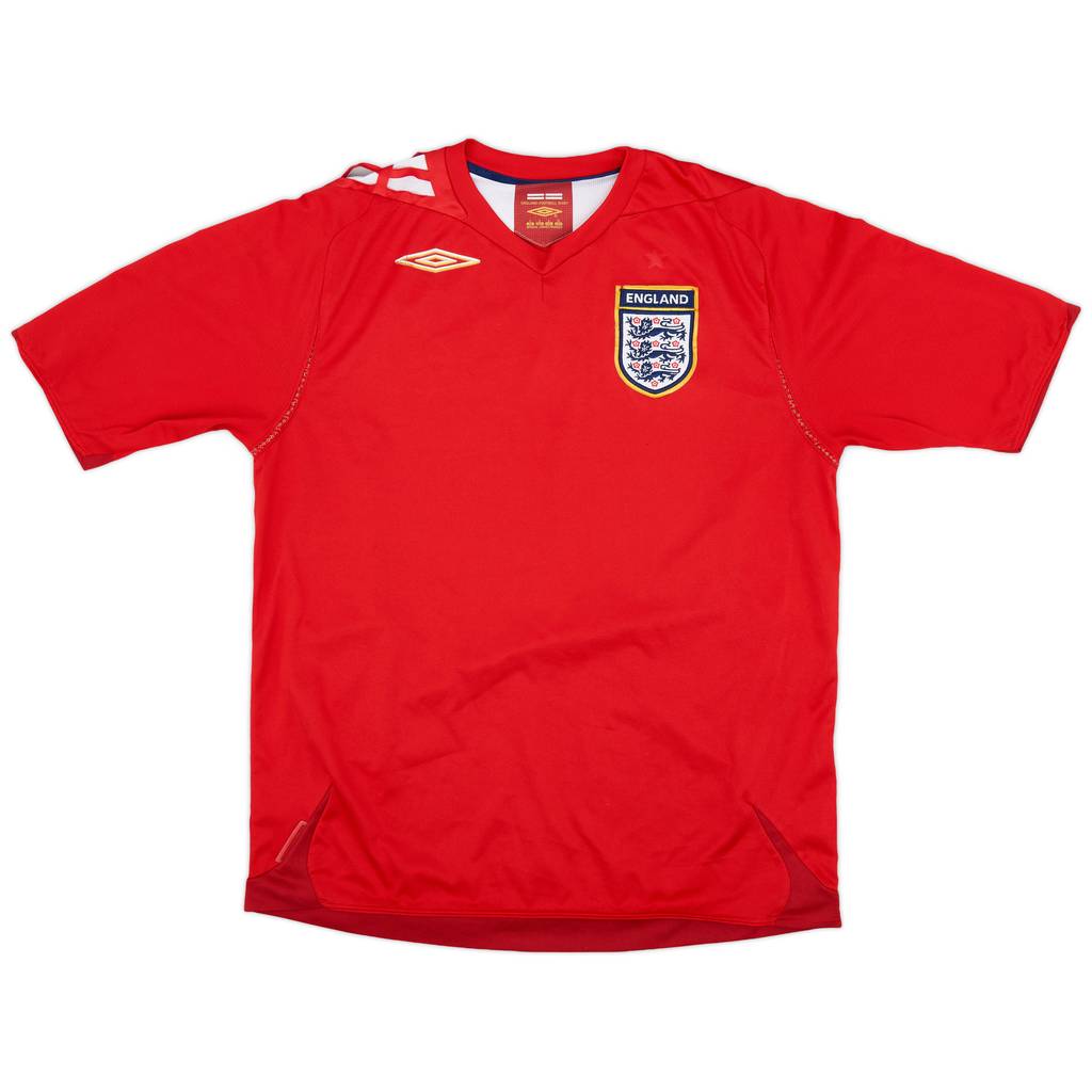 2006-08 England Away Shirt - 5/10 - (L)