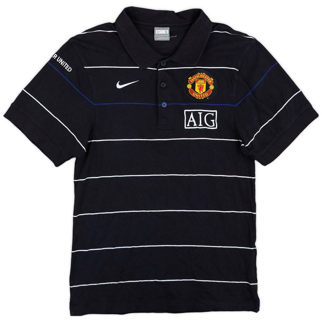 2008-09 Manchester United Nike Polo Shirt - 8/10 - (S)