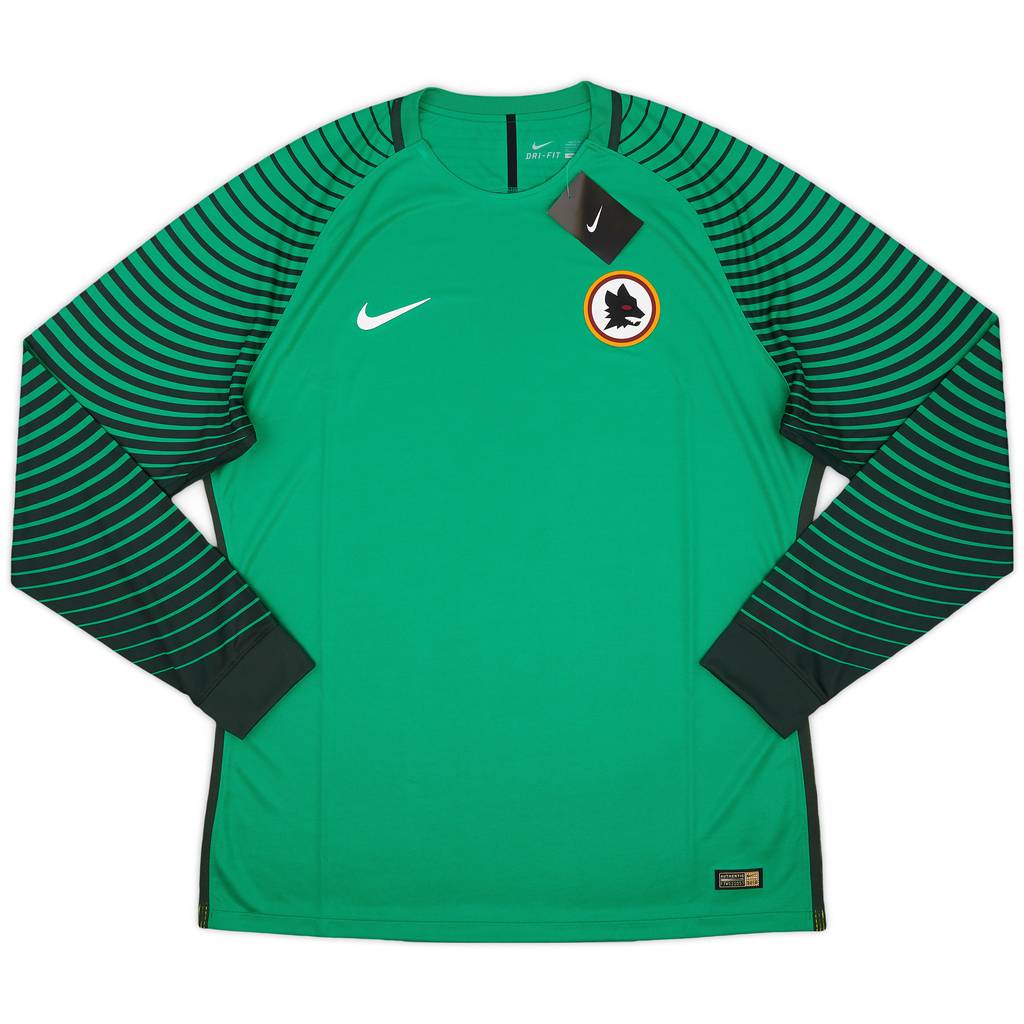 2016-17 Roma Authentic GK Shirt (XXL)