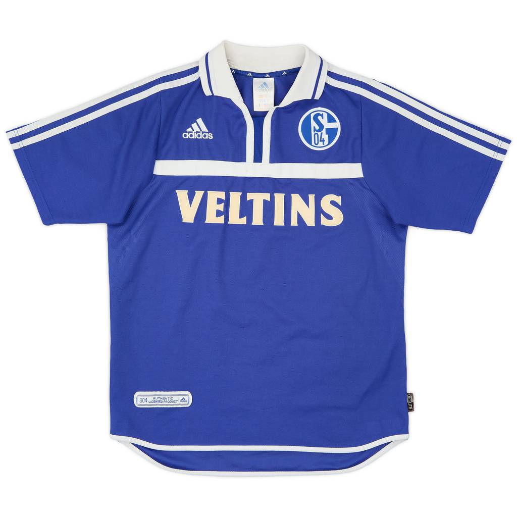 2000-01 Schalke Home Shirt - 5/10 - (XL.Boys)