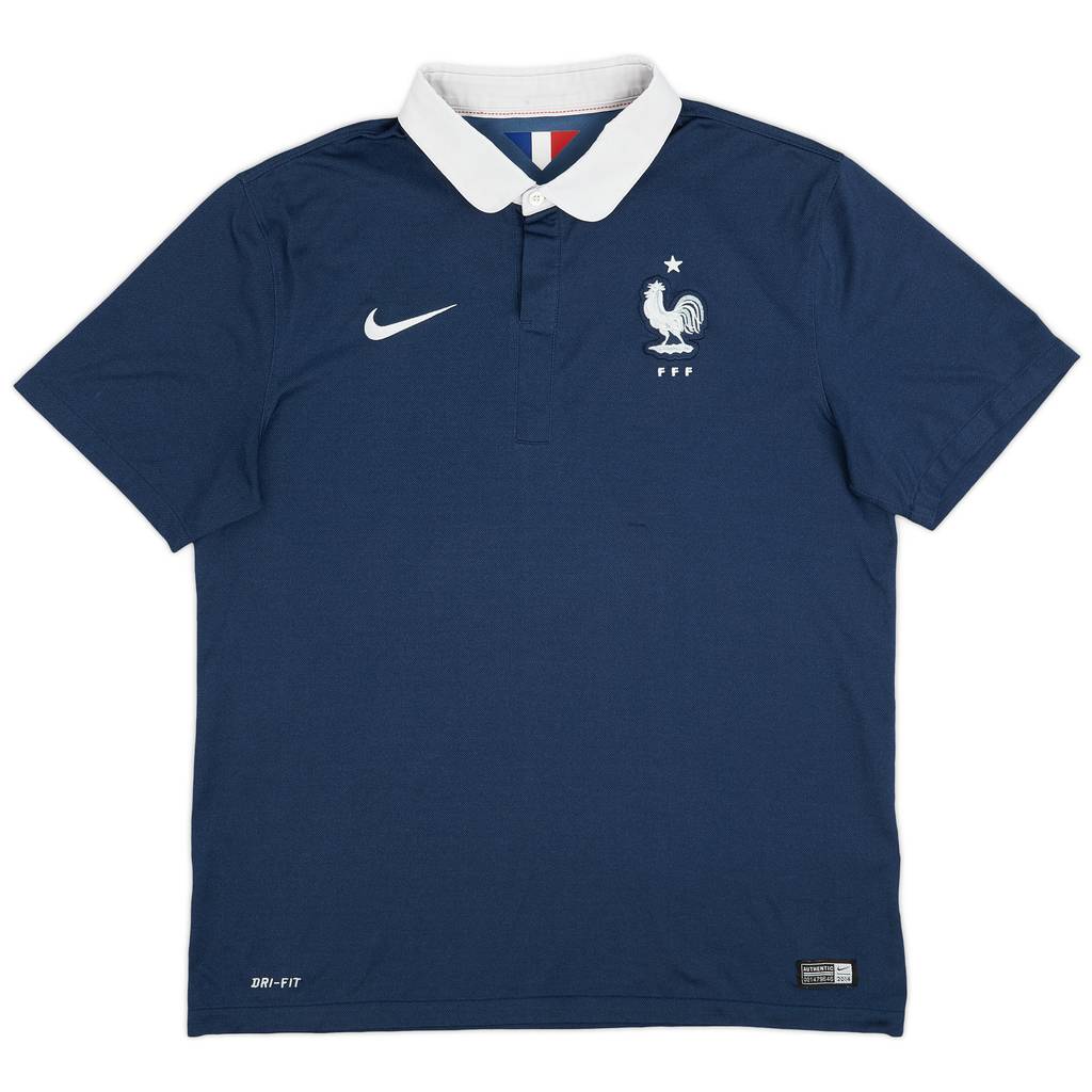 2014-15 France Home Shirt - 8/10 - (L)