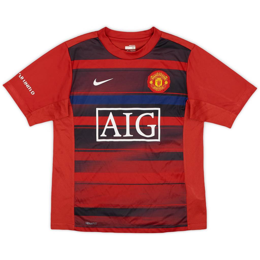 2009-10 Manchester United Nike Training Shirt - 7/10 - (M.Boys)