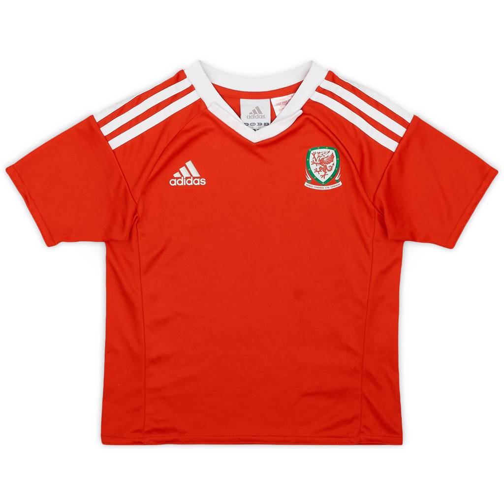 2016-17 Wales Home Shirt - 8/10 - (3-4 Years)