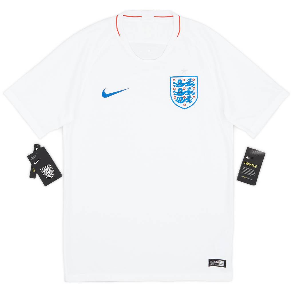 2018-19 England Home Shirt (S)