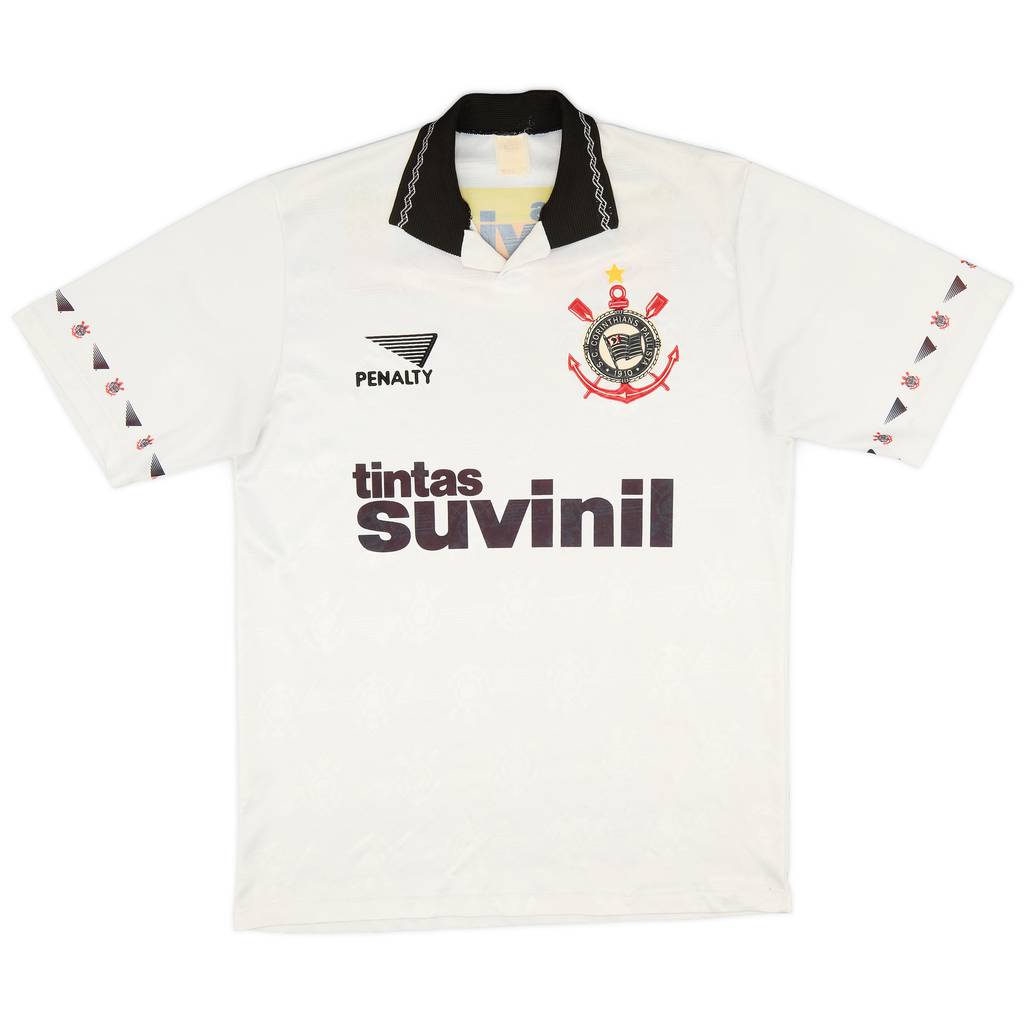 1995 Corinthians Home Shirt - 8/10 - (M)