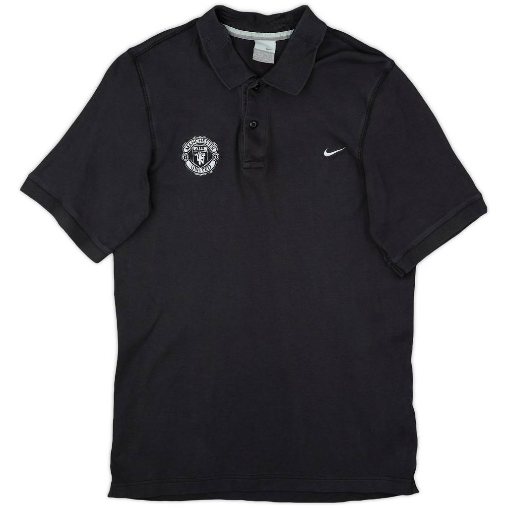 2002-03 Manchester United Nike Polo Shirt - 8/10 - (S)