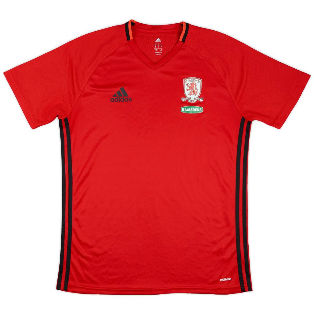 2015-16 Middlesbrough adidas Training Shirt - 9/10 - (L)