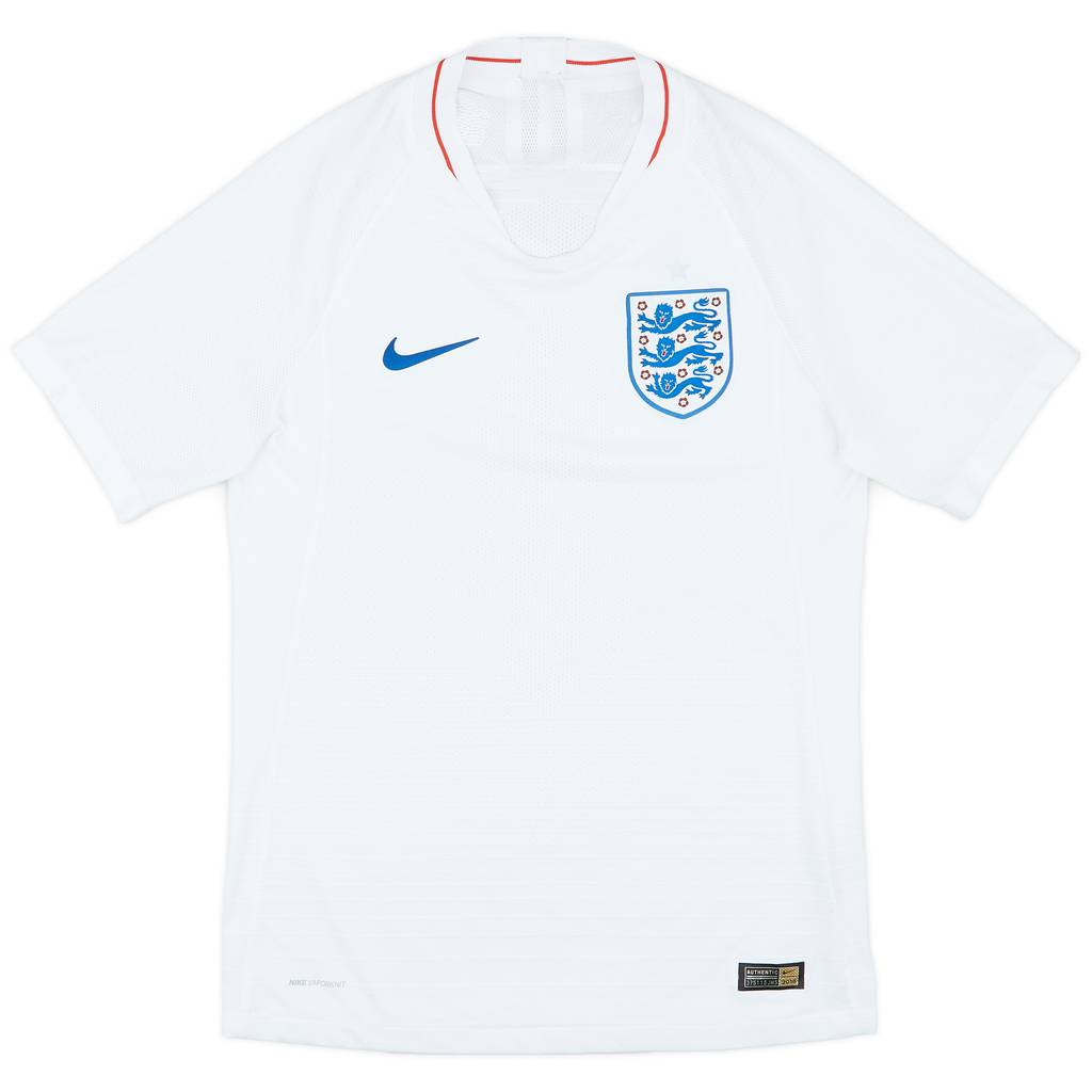 2018-19 England Authentic Home Shirt - 8/10 - (S)