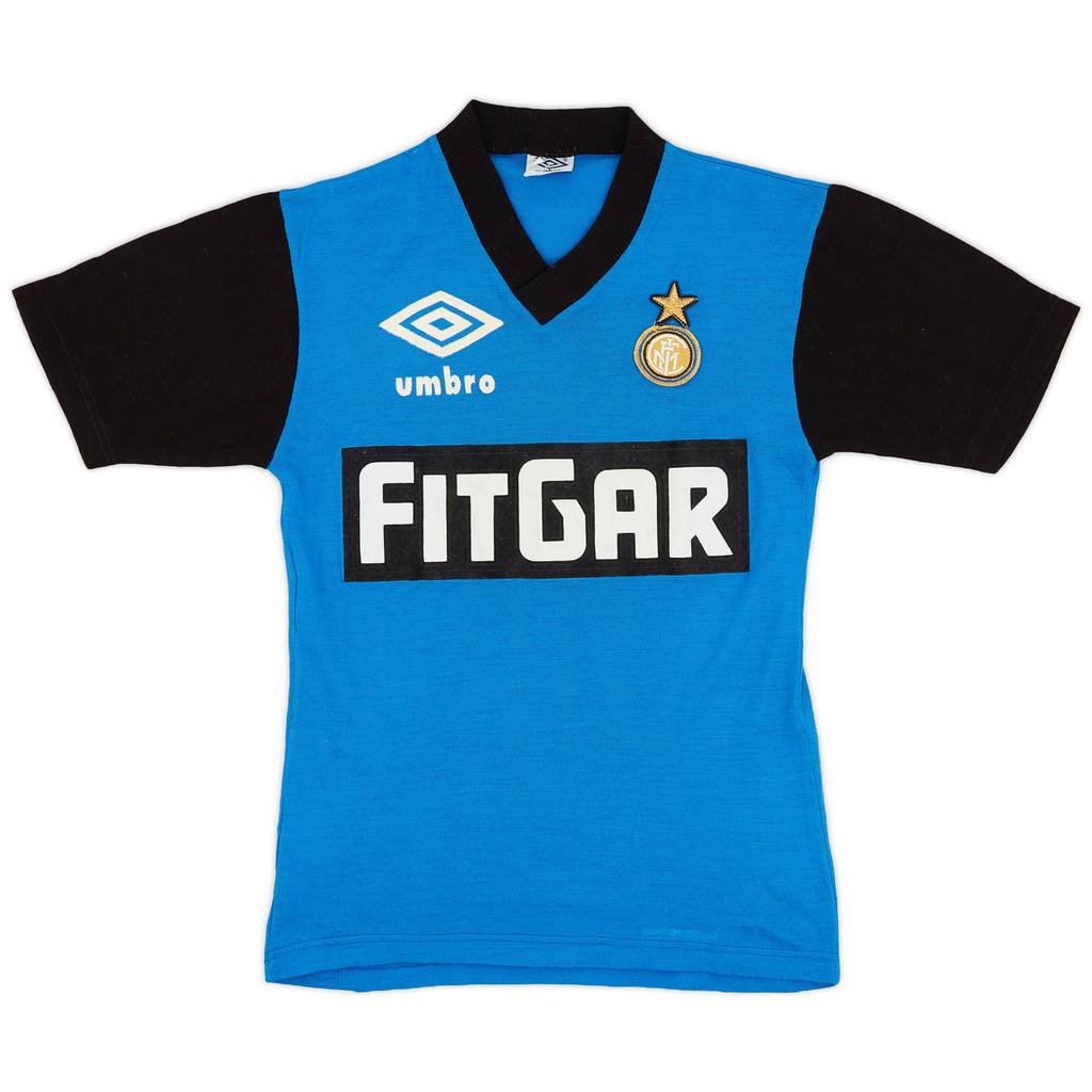 1991-92 Inter Milan Umbro Training Shirt - 9/10 - (XS)