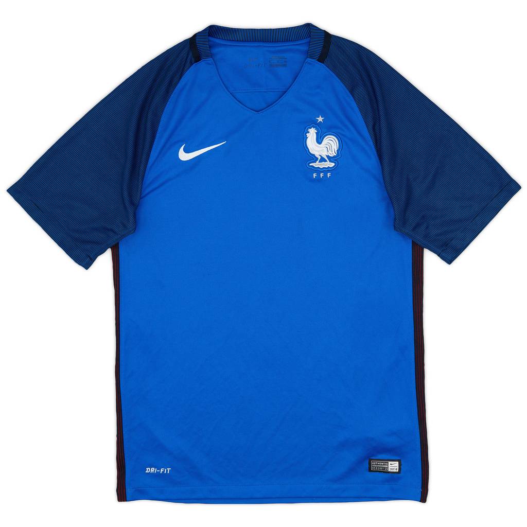 2016-17 France Home Shirt - 8/10 - (S)
