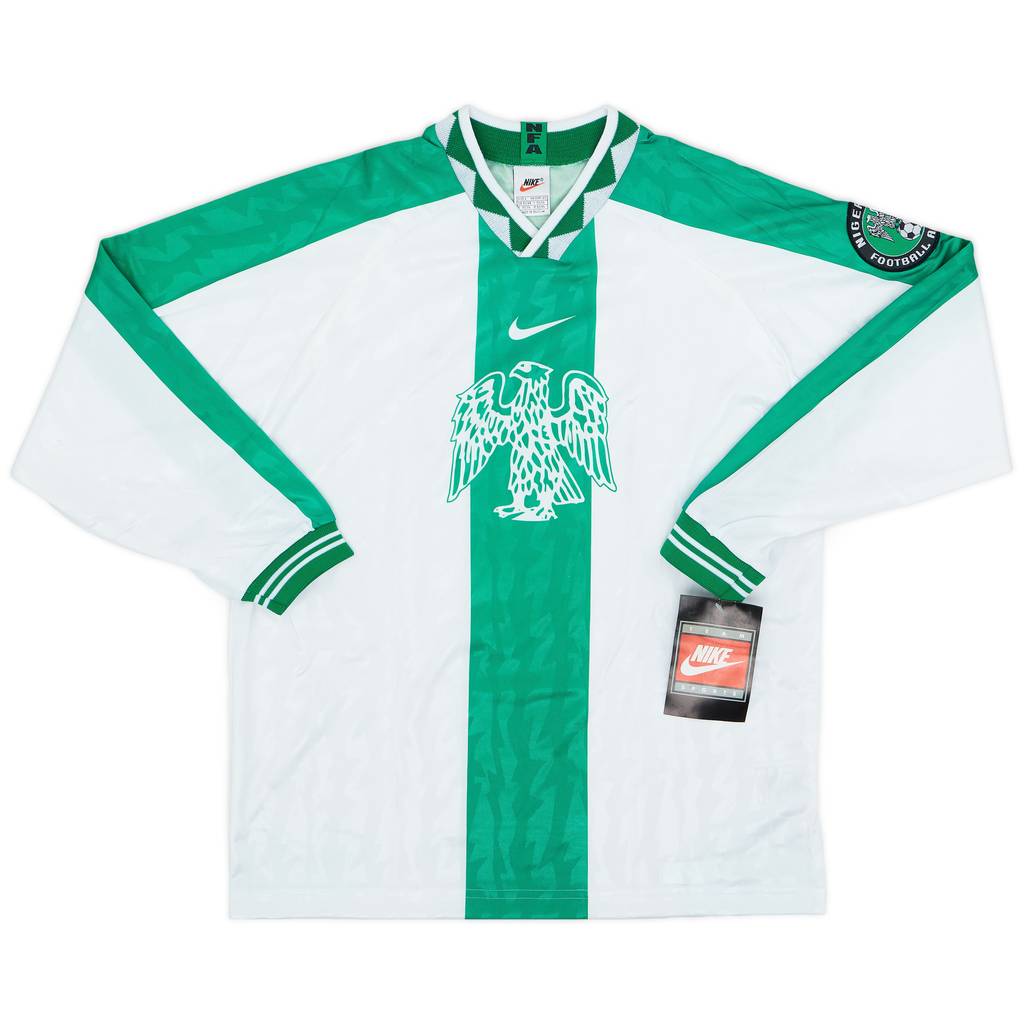 1996-98 Nigeria Player Issue Nike Training L/S Shirt (L)
