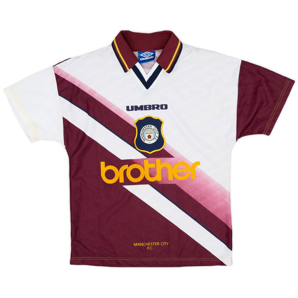 1996-97 Manchester City Away Shirt - 9/10 - (Y)