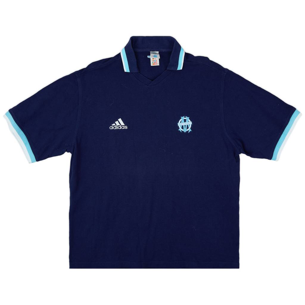 2000-01 Olympique Marseille adidas Training Shirt - 9/10 - (XL)