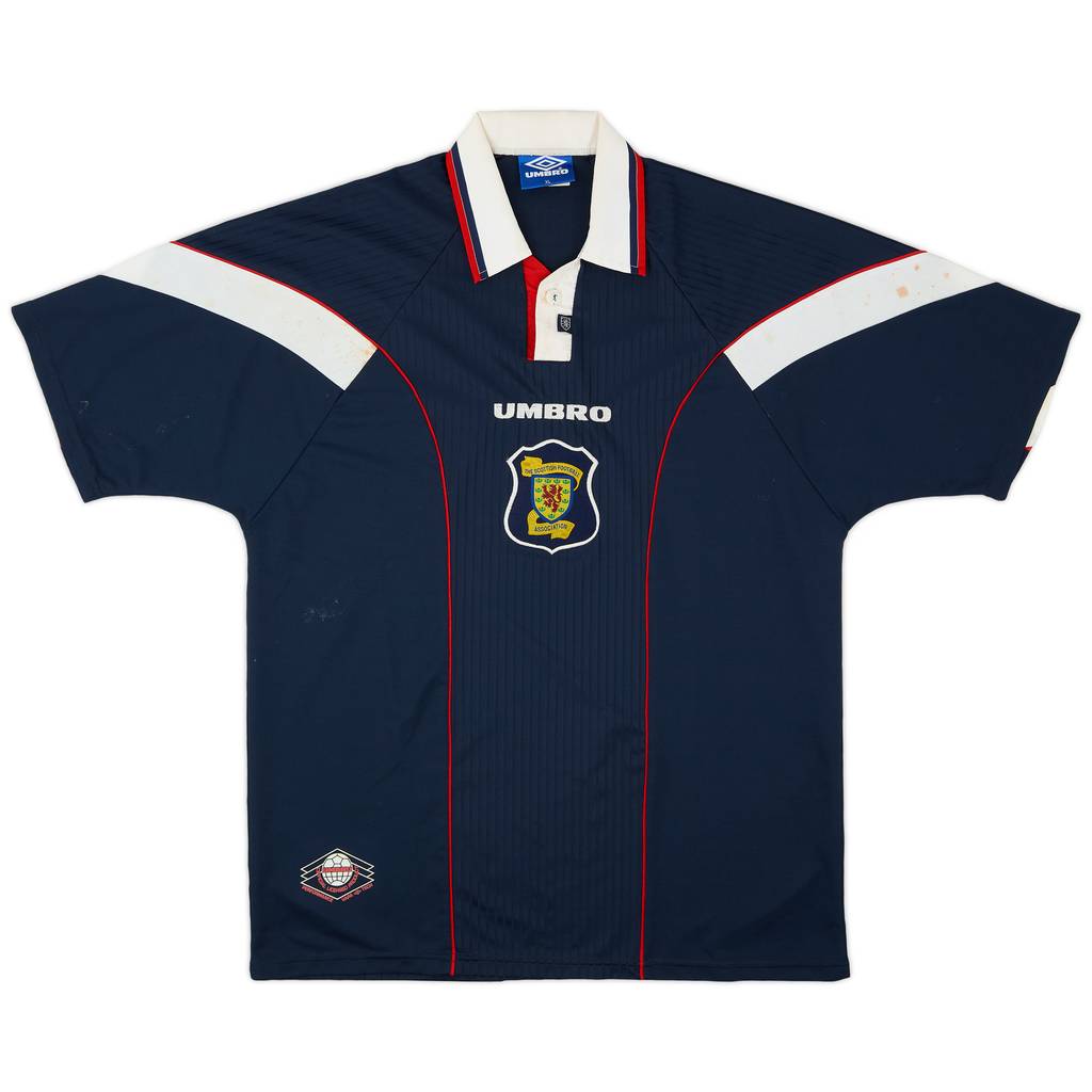 1996-98 Scotland Home Shirt - 5/10 - (XL)