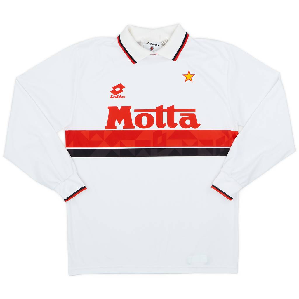1993-94 AC Milan Away L/S Shirt - 8/10 - (S)