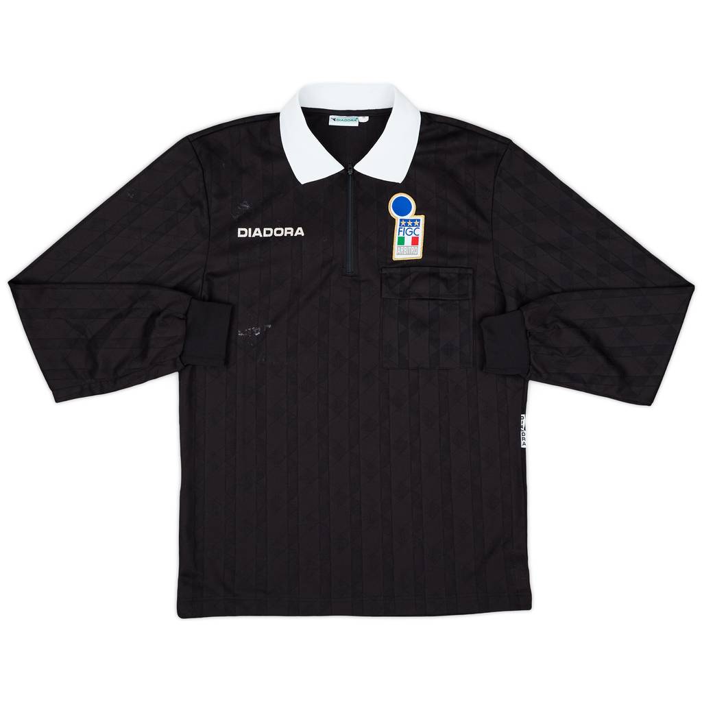 1994 Italy Diadora Referee L/S Shirt - 7/10 - (M)