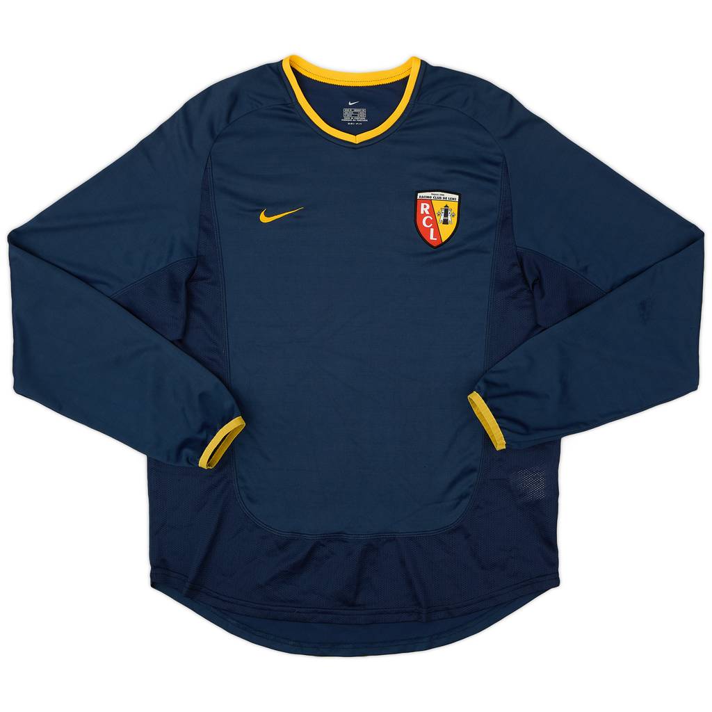 2003-04 RC Lens Away L/S Shirt - 9/10 - (M)