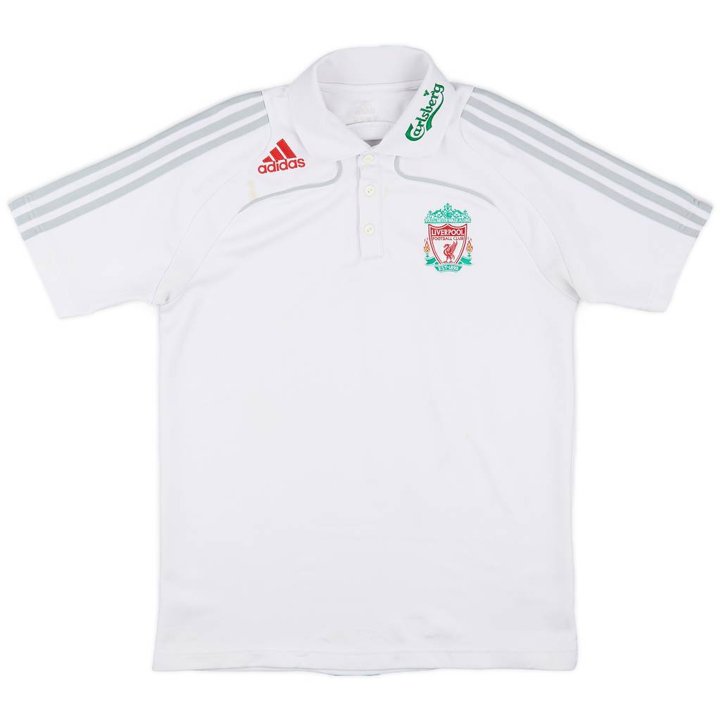 2008-09 Liverpool adidas Polo Shirt - 6/10 - (M)