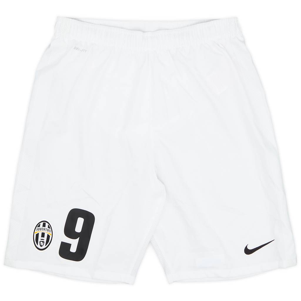 2012-13 Juventus Home Shorts #9 (Vucinic) - 7/10 - (XL.Boys)