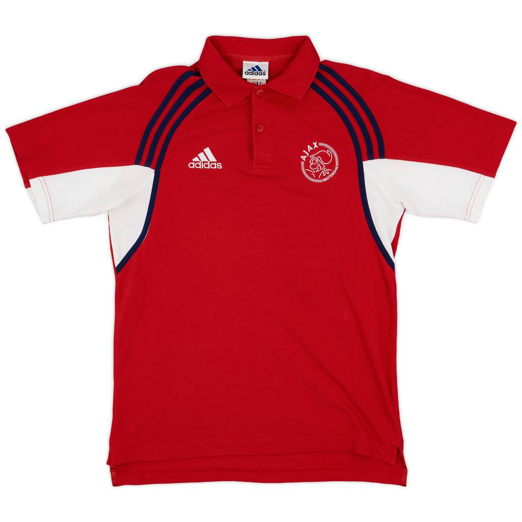 2000-01 Ajax adidas Polo Shirt - 9/10 - (S)