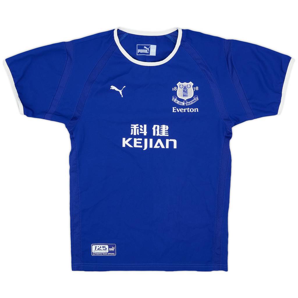 2003-04 Everton Home Shirt - 9/10 - (M.Boys)