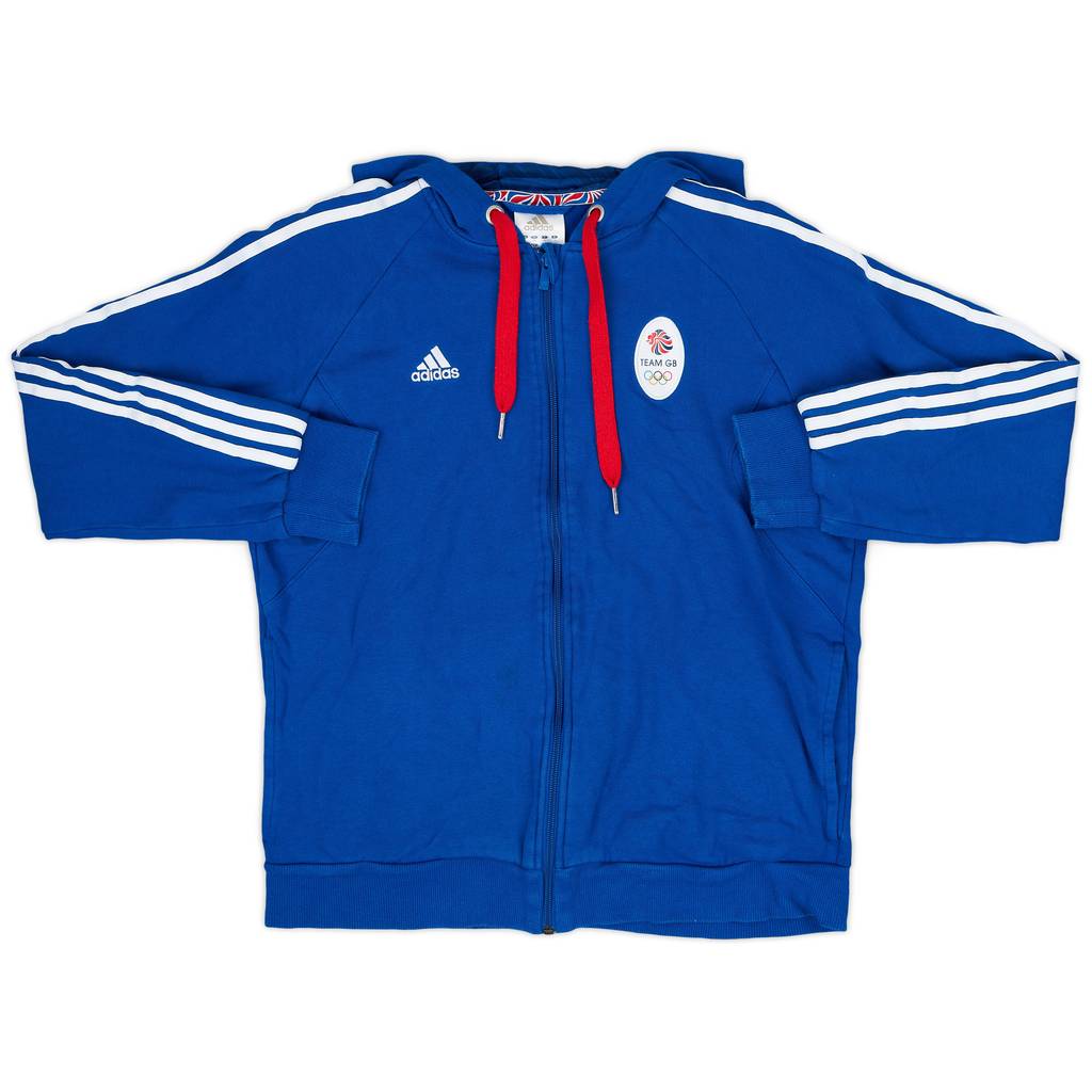 2012 Team GB adidas Zipped Hooded Sweat Top - 9/10 - (M)