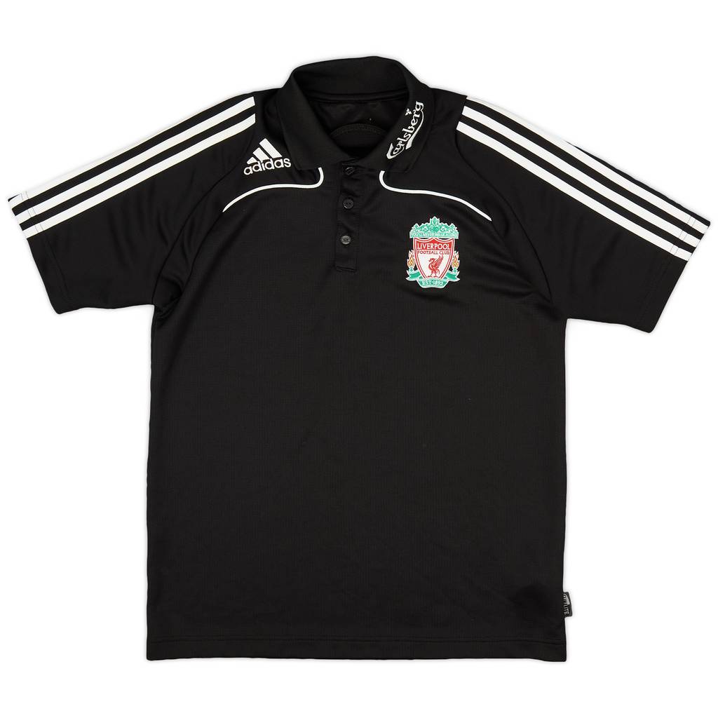2008-09 Liverpool adidas Polo Shirt - 8/10 - (M)