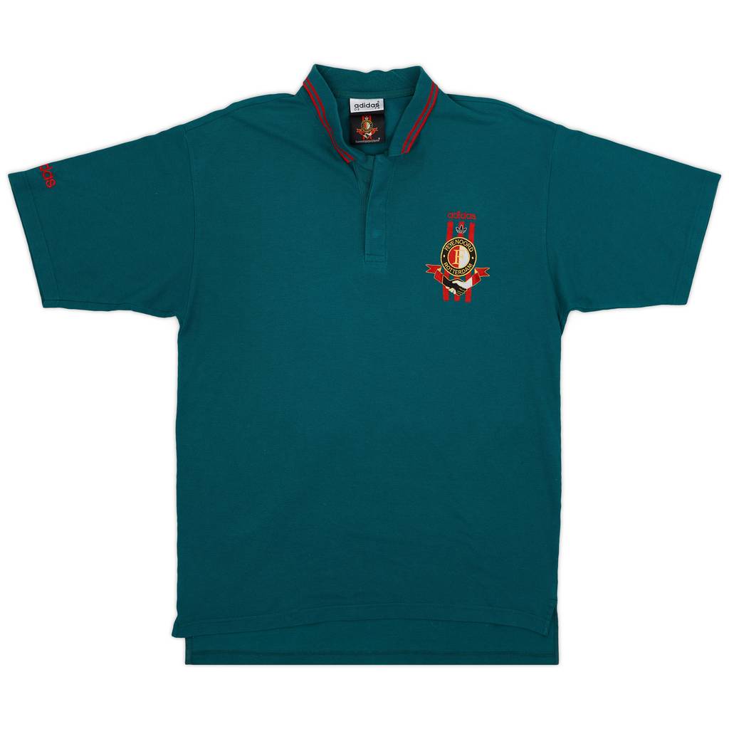 1995-96 Feyenoord adidas Polo Shirt - 9/10 - (XL)